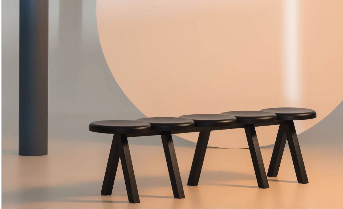 studio catoir design driade bench millepiedi 1