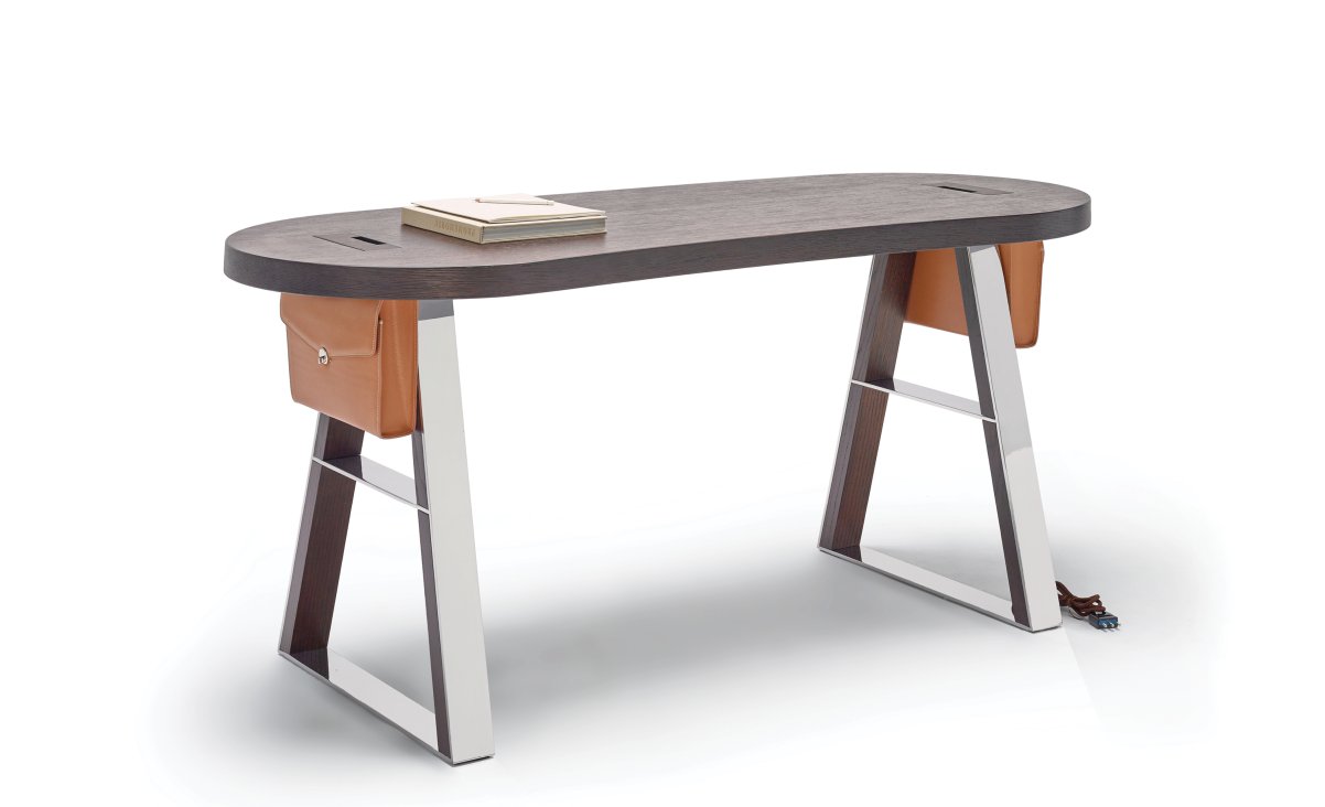 studio catoir collection design wood leather writting desk alessandra 1