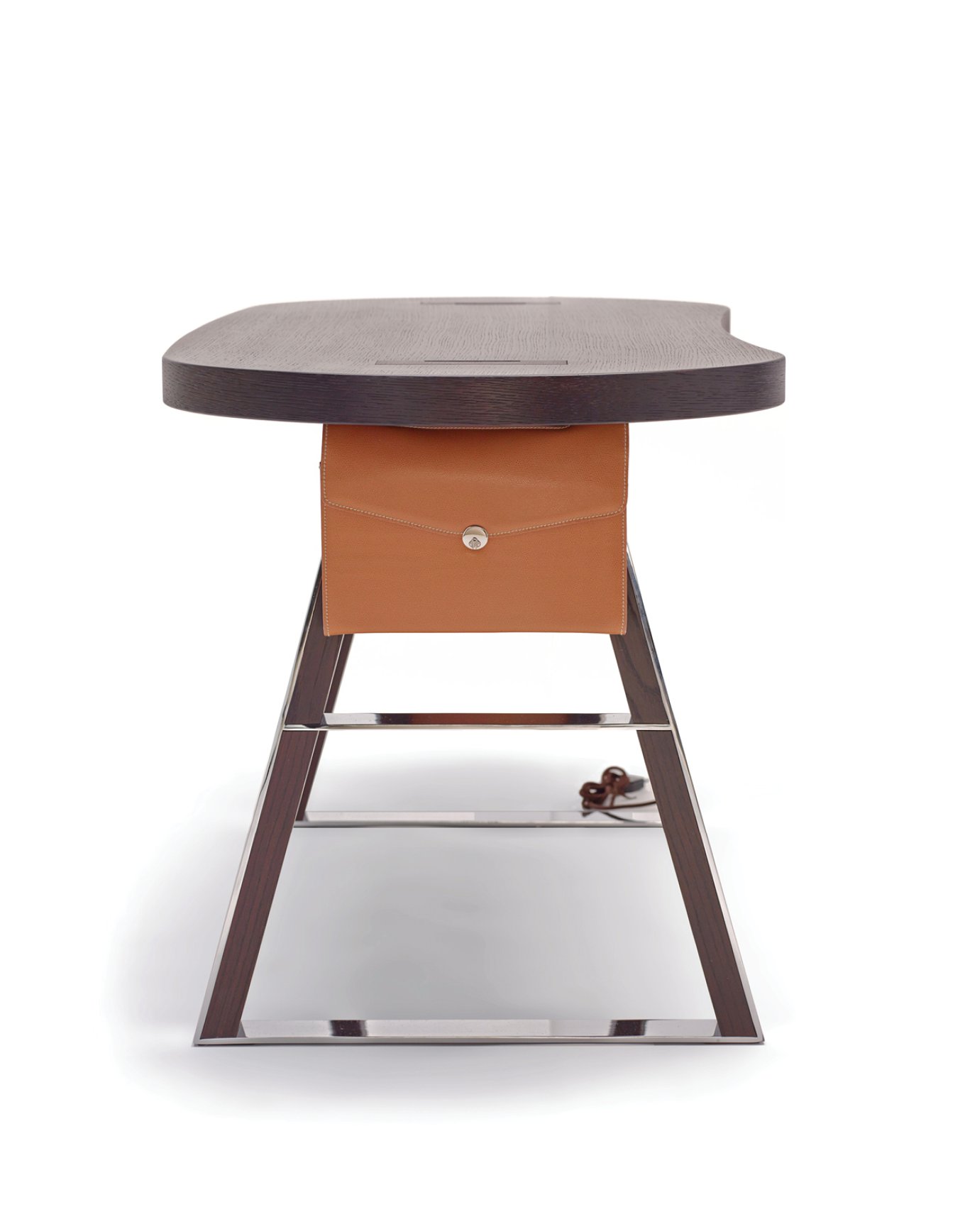 studio catoir collection design wood leather writting desk alessandra 2